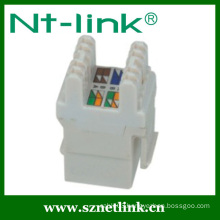 Best Price RJ45 UTP Cat6 180 Degree Keystone Jack